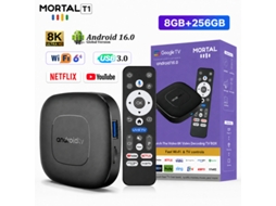 Tv Box 8k Tv Stick Smart Apple/android Streaming Mídia Portátil-8g/256g-quad Core Rk3518-wifi Google Tv/8000+ Apps
