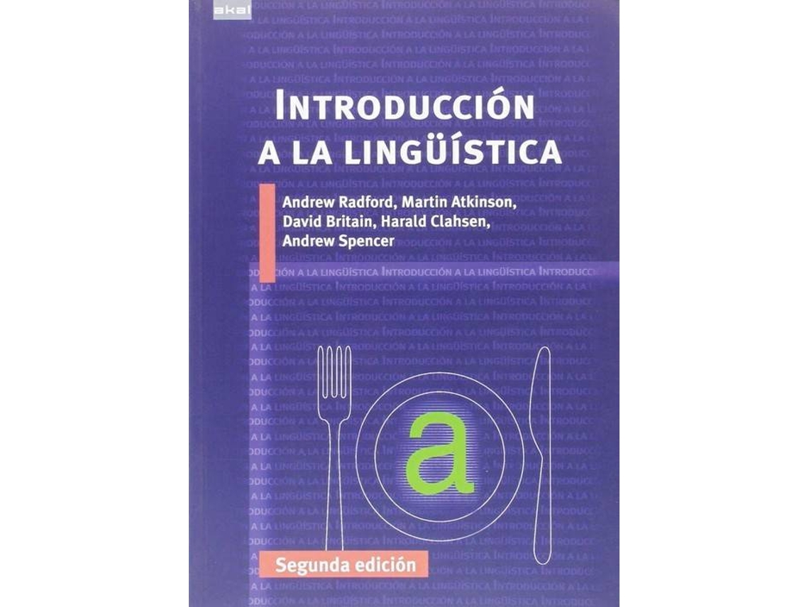 Livro Introducción A La Lingüistica (Espanhol)