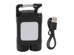Rebe-lanterna Led Chaveiro 800lm Recarregável Usb Mini Luz De Trabalho Portátil Para Acampamento, Caminhada E Pesca