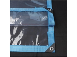 95% Clear Peva Rainproof Cloth Patio Pergola See Through Tarp Curtain Home Window Keep Warm Film Outdoor Transparent