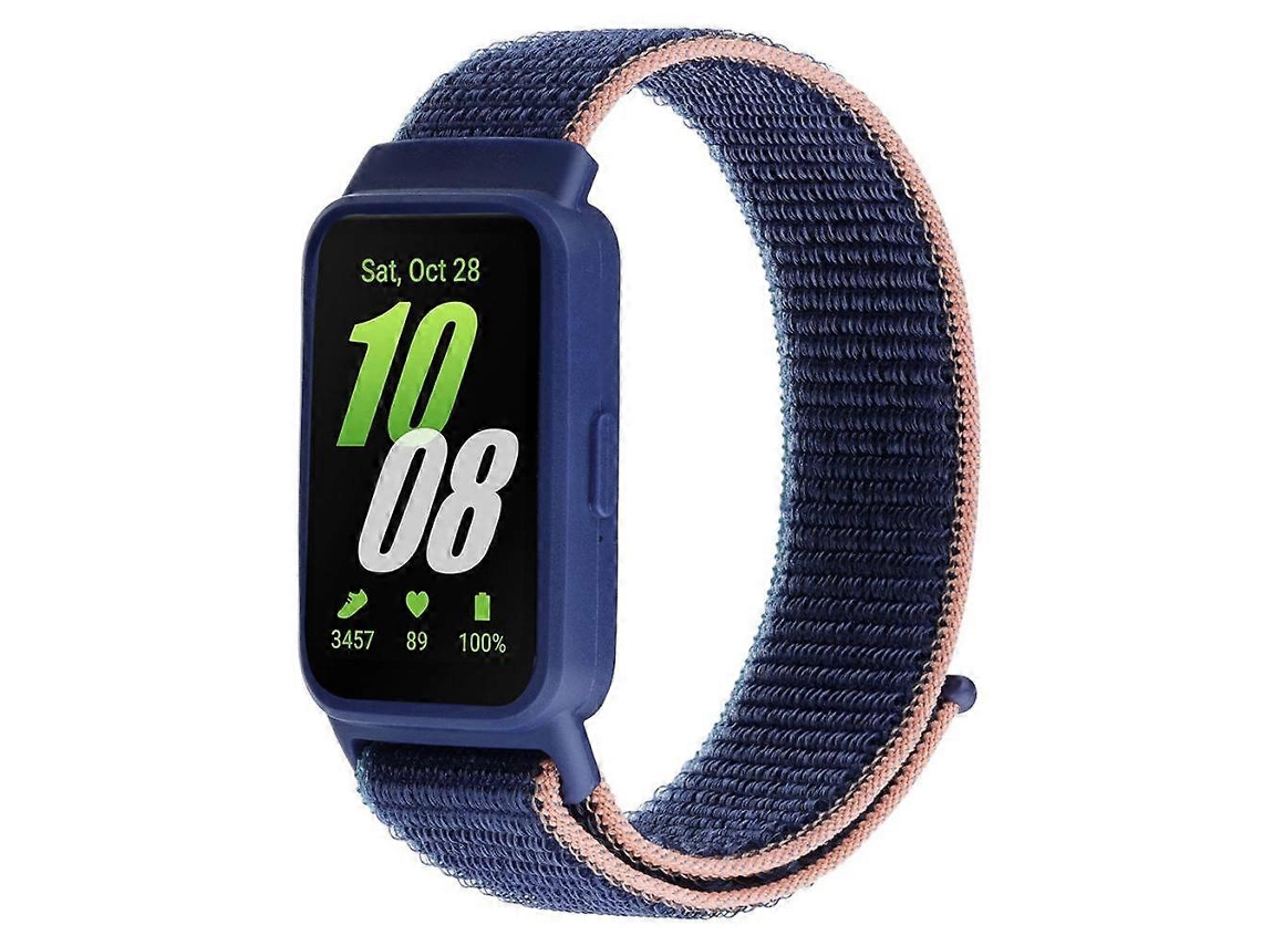 Pulseira De Relógio Xdfind Com Fecho De Velcro Integrado Em Nylon Para Samsung Galaxy Fit 3