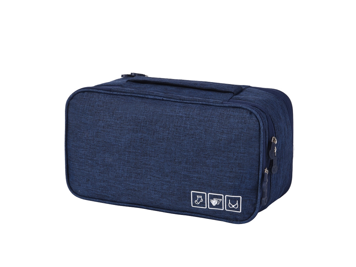 Organizador de Roupa Íntima para Viagens com Bolsa de Armazenamento Sutiã Dark Blue S/MARCA