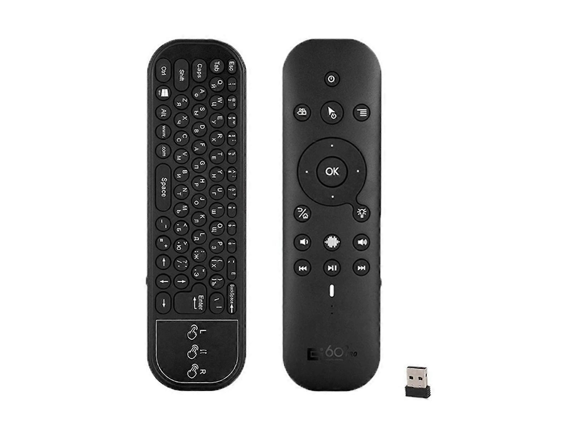 Teclado Semi Fio com controle remoto por voz em russo e inglês, 2.4g
