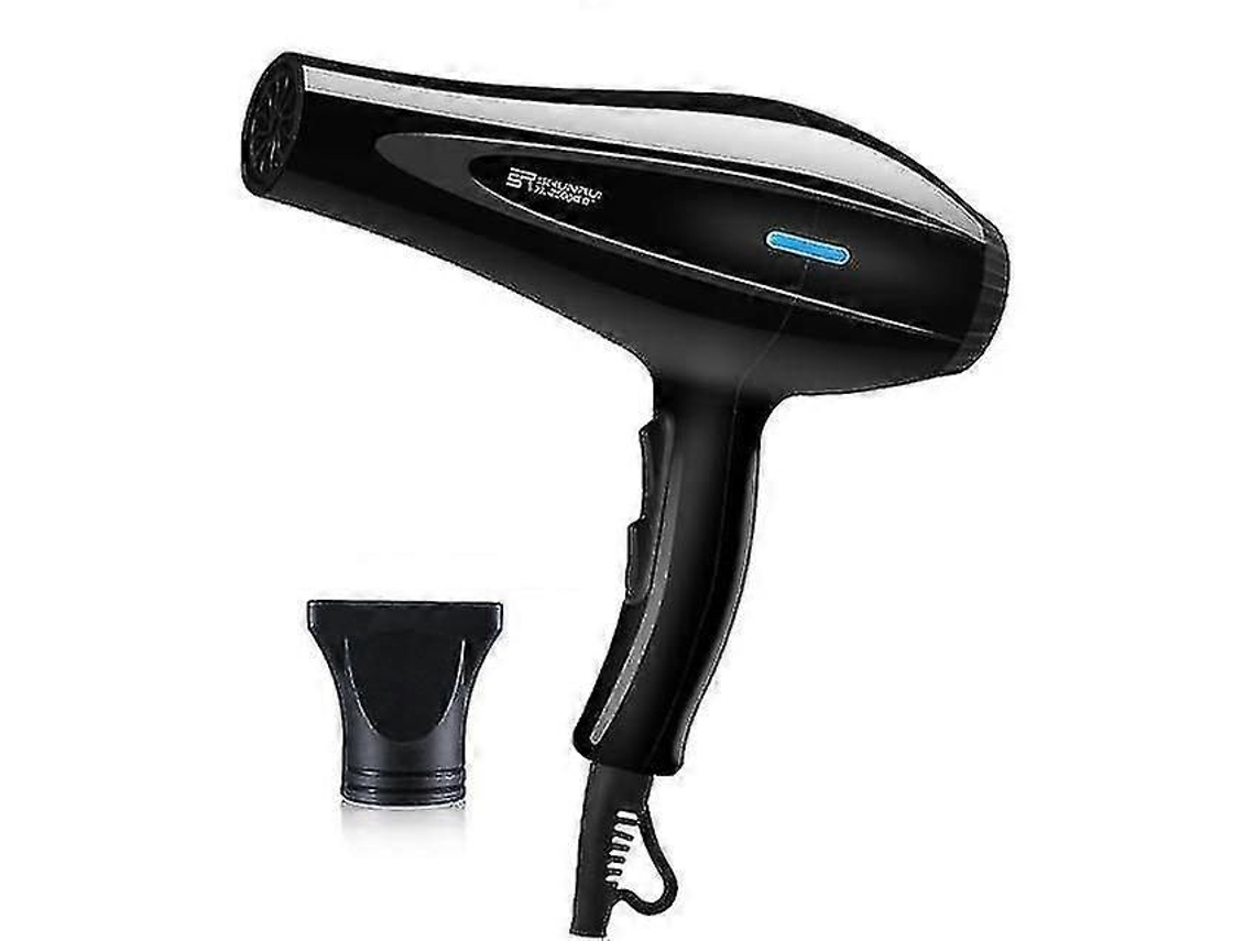 Secador de Cabelo com Bico Concentrador, Difusor, Pente e Escova para Uso Doméstico e Profissional TAISHENGDA (2 em 1)
