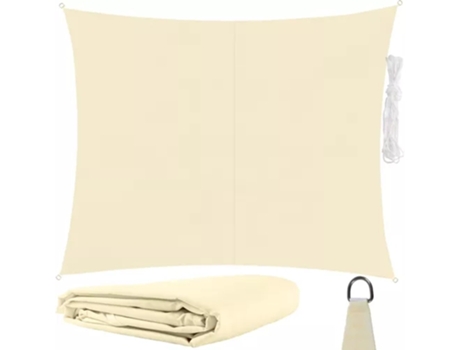 Vela de Sombra 3X2M Bege GARDLOV 23163