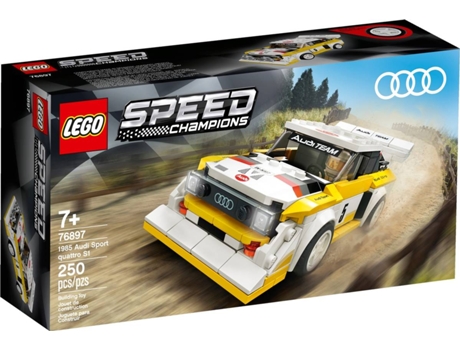 LEGO Speed Champions: 1985 Audi Sport quattro S1 - 76897 (Idade mínima: 7 - 250 Peças)