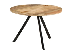 Vidaxl Mesa De Jantar 110x75 Cm Madeira De Mangueira Maciça