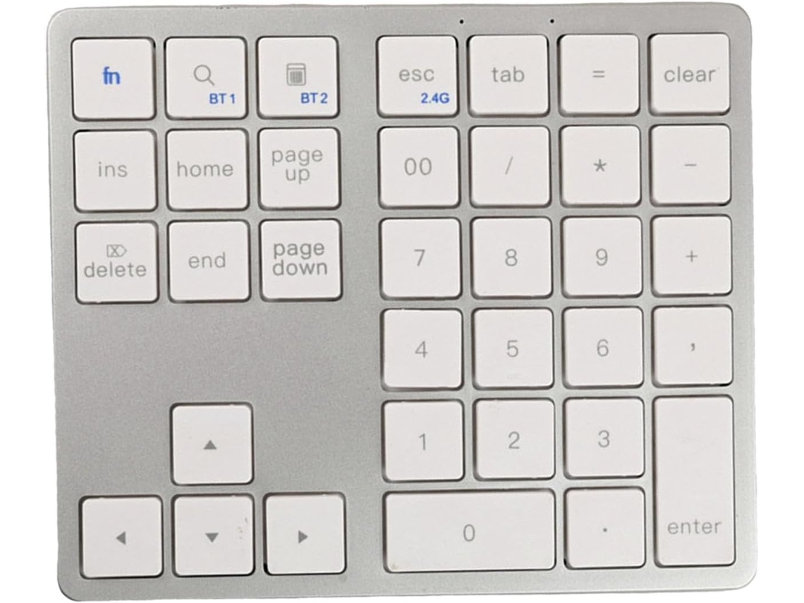 Teclado Numérico Sem Fio, Pequeno, Mini, 35 Teclas