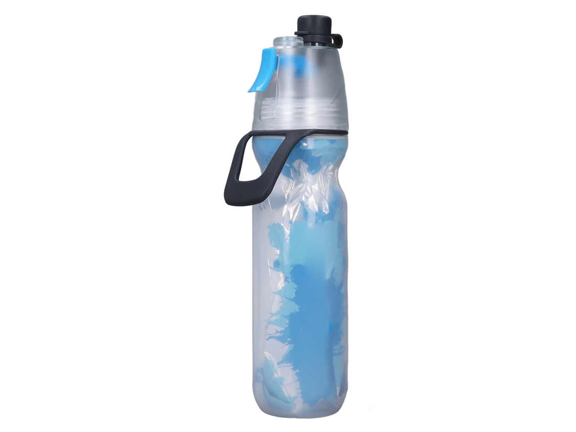 Garrafa de Água Mister Spray Desportiva Isolada Azul