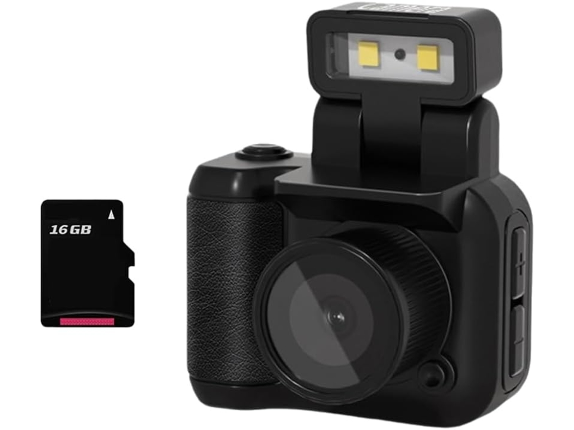 Mini Câmera Estilo Slr com Sensor Cmos de 16 Gb, Flash e Base. SFUSHOS