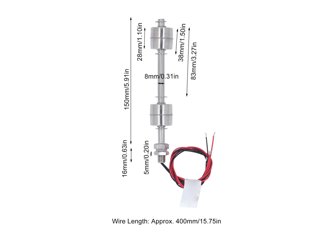 Laxiscreed Sensor De Nível De Água Com Interruptor Flutuante De Alta Sensibilidade Para 0-220v