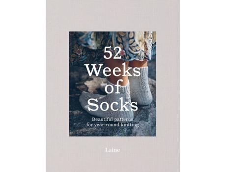Livro 52 weeks of socks de laine (inglês)