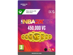 Cartão NBA 2K23 450000 VC (Formato Digital)