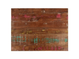 Vidaxl Tampo De Mesa Retangular 80x70x1,5 Cm Madeira Recuperada Maciça