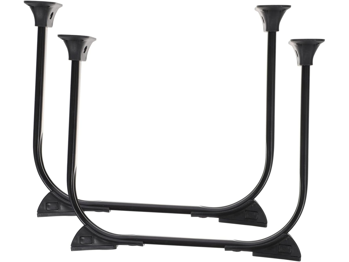 Artibetter Conjunto De 2 Pés Mesa Dobráveis Metal Reforçado Para Mesas Bar E Laterais, Fáceis De Instalar, Pés De Móveis