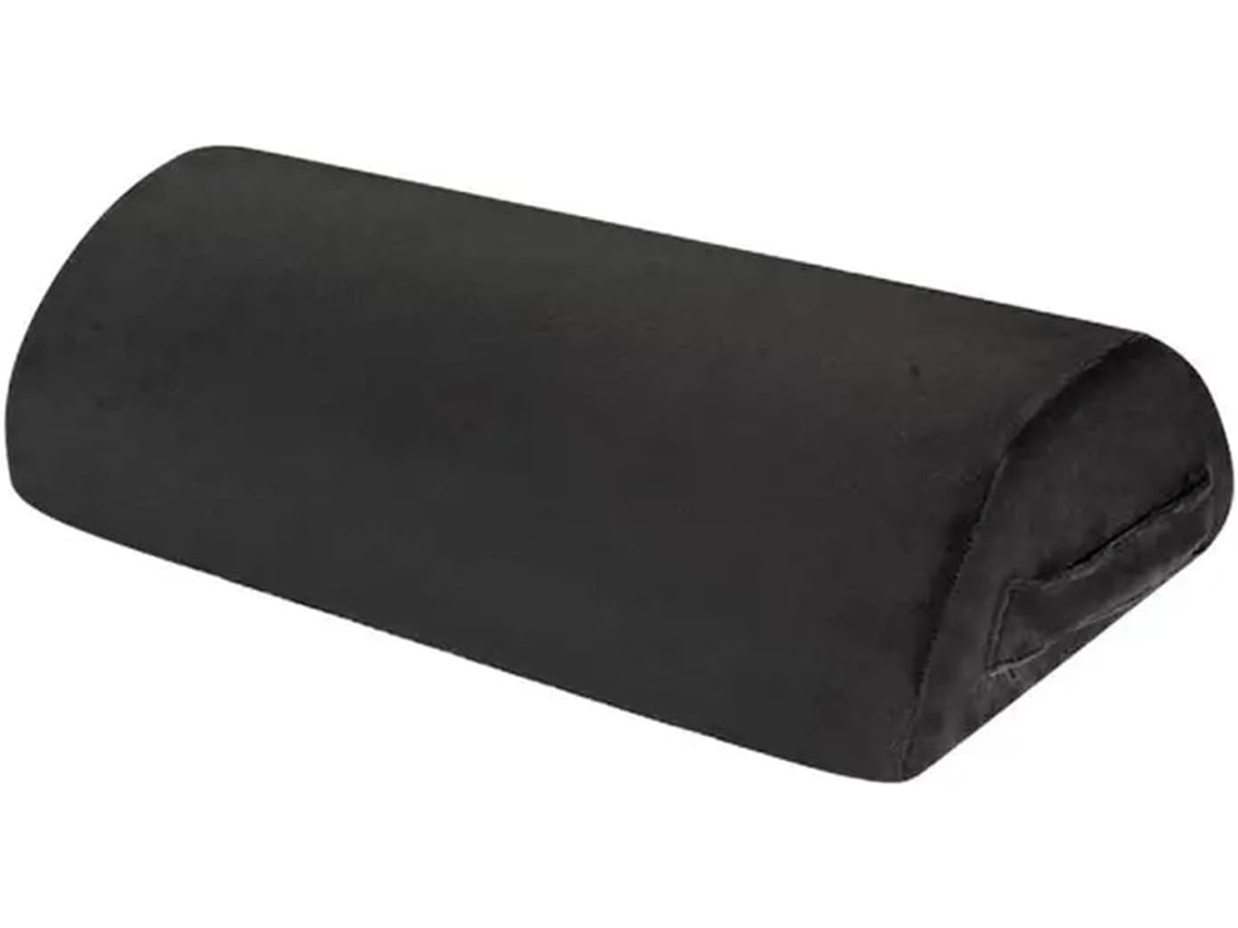 Apoio Pés Escritório Sob A Mesa Espuma Viscoelástica Altura Ajustável Multicolorido (preto)