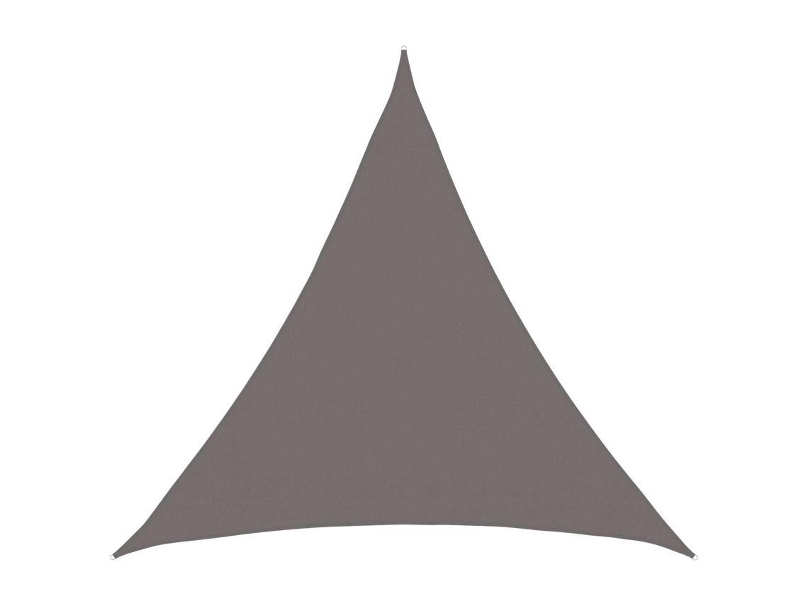 Vidaxl Vela De Sombra 2 X 2 X 2 M Hdpe Triangular Cinzento-claro