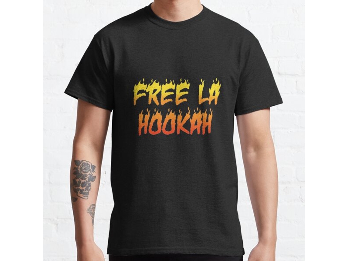 Rockinstone Bad Bunny - Free La Hookah Bad Bunny Classic T-shirt(xxxl)