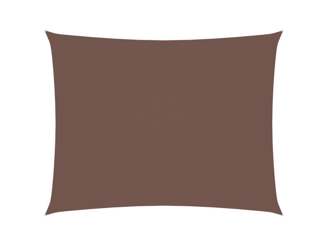 Vela Para Sol Estilo Tecido Oxford Retangular Castanho 3,5x5m MAISON EXCLUSIVE