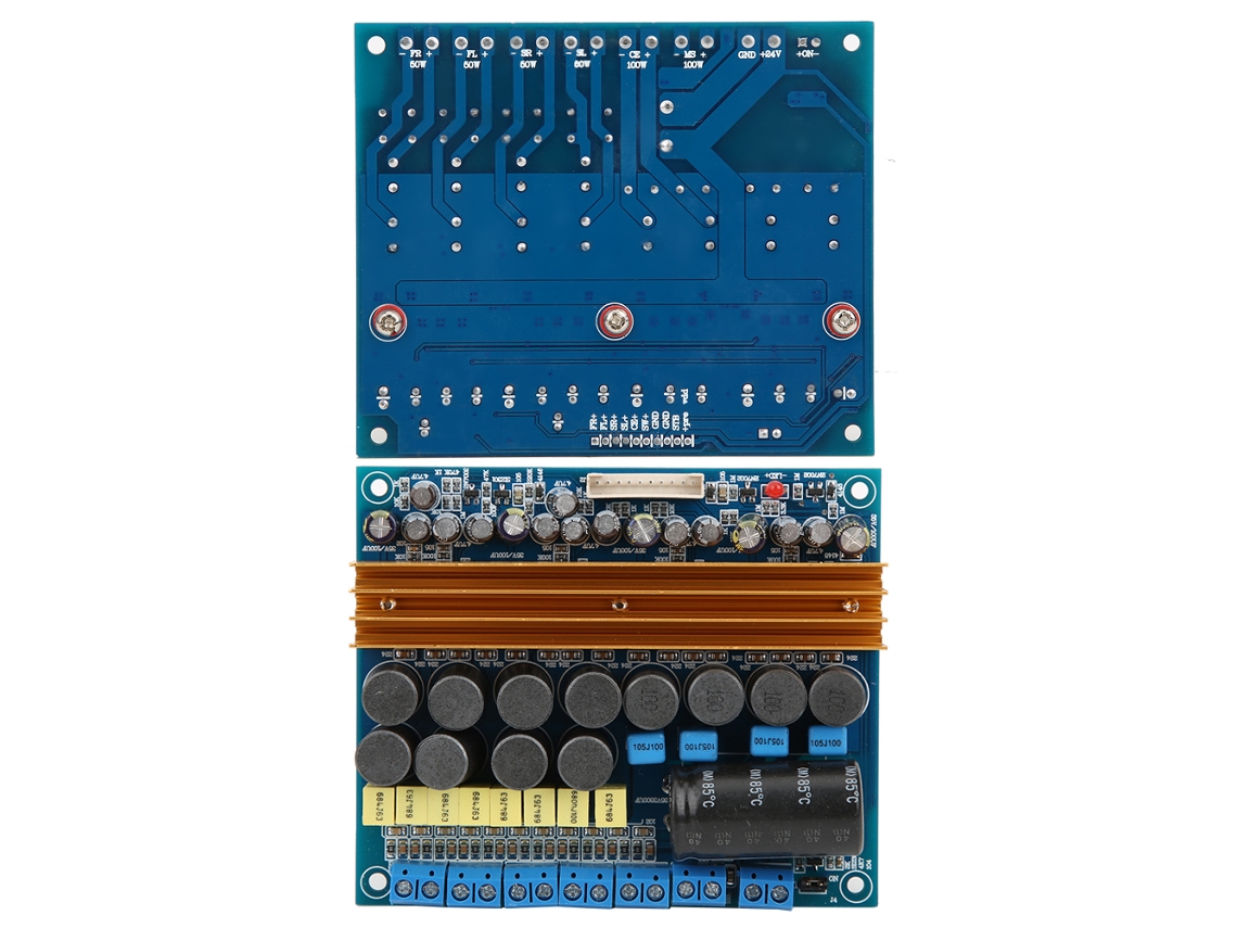 Laxiscreed Amplificador Digital 5.1 De Potência, Módulo Class D Para Áudio De Alta Qualidade