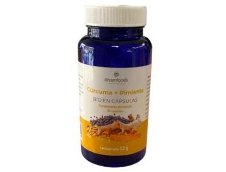 DREAM FOODS Cúrcuma Pimenta 90 Cápsulas