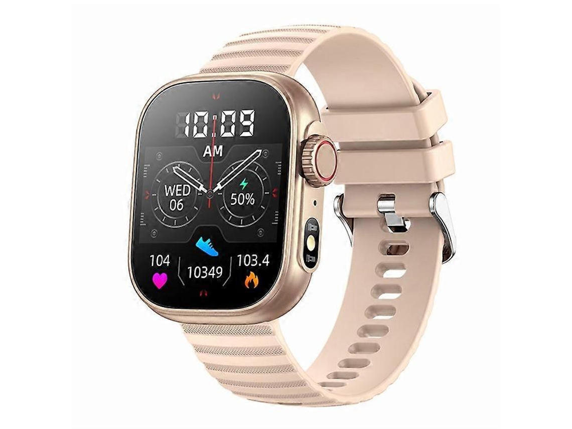 Relógio inteligente ZW39 com tela de 2,01 polegadas e Bluetooth, monitor de frequência cardíaca e pressão arterial, pulseira de saúde Ly Ebike