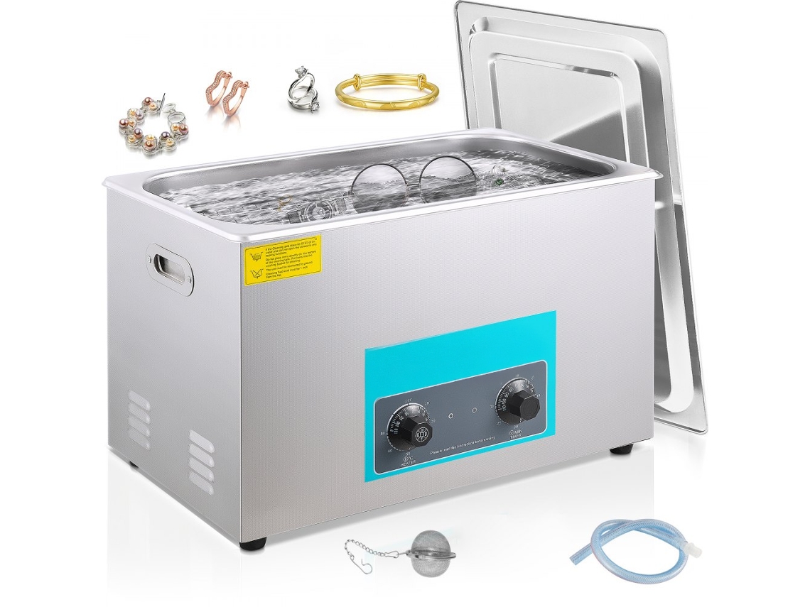 Máquina De Limpeza Ultrassónica 30l Com Aquecimento, Temporizador E Válvula De Drenagem Tekmaquinas
