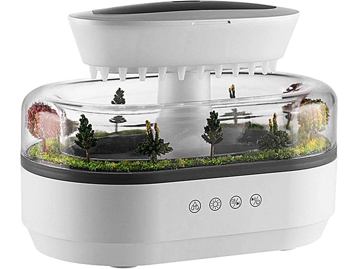 Umidificador De Ar Para Ambientes Externos, Difusor Em Formato Gota Chuva, 250 Ml
