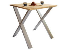 Mesa De Jantar De Madeira Mesa De Cozinha Xona X 80x80 Vcm