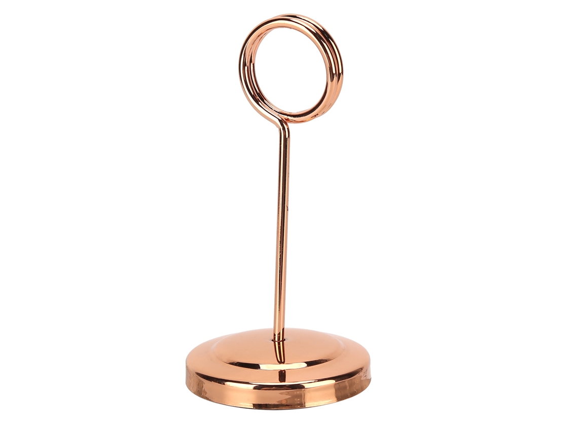 Suporte para Números de Mesa em Aço Inoxidável Ouro Rosa NEVEANCE