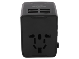 Adaptador universal de viagem com 4 USB e tomada AC S/MARCA