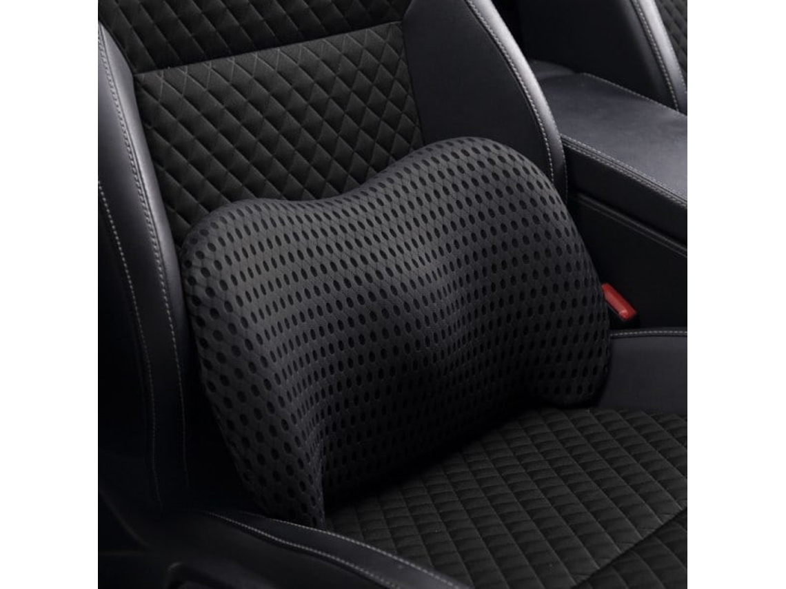 Suporte Lombar, Suporte Lombar De Espuma Viscoelástica Para Carros, Cadeiras De Escritório, Encosto Ergonômico Aerodinâmico Slowmoose (preto)