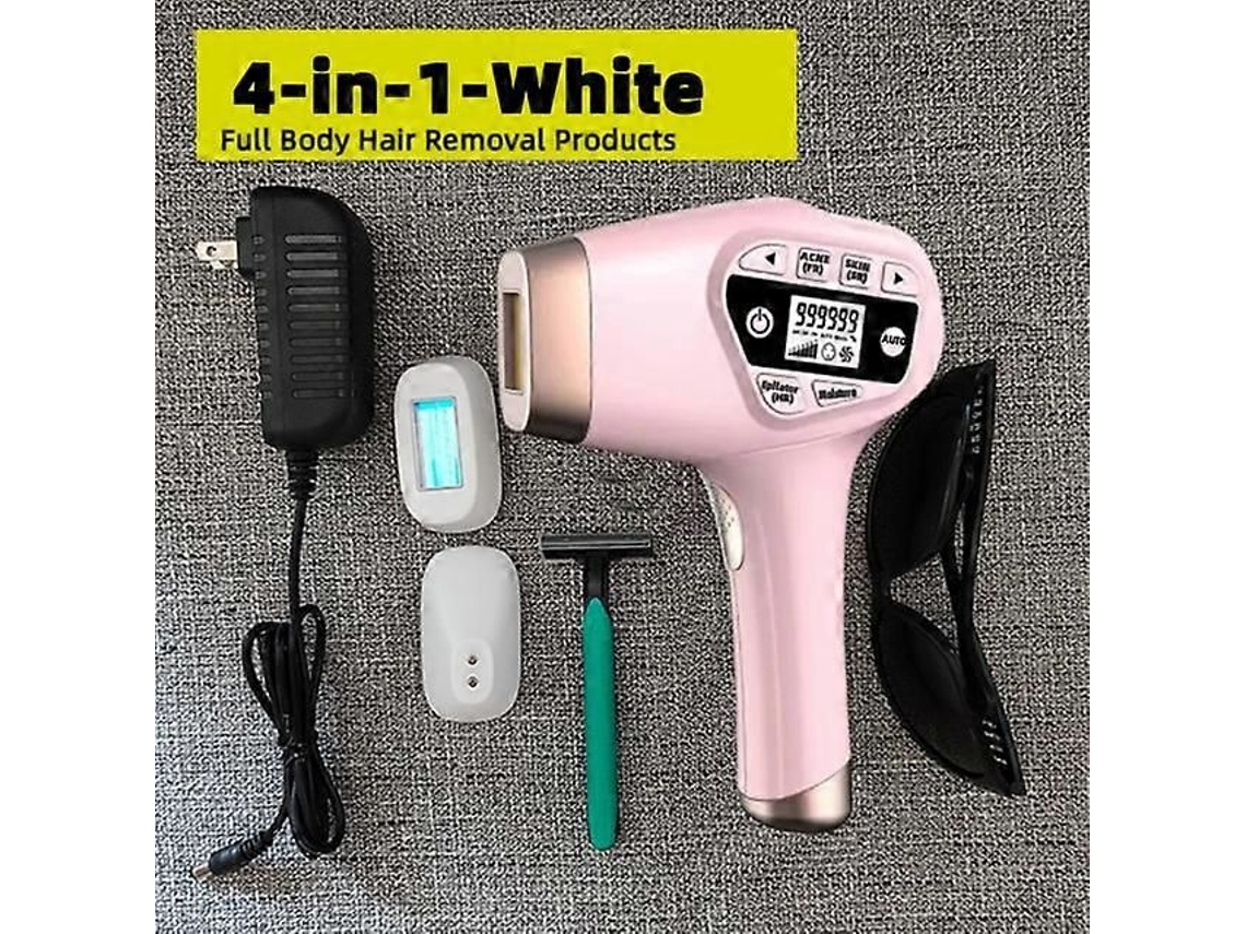 Depilador A Laser Profissional Com 999999 Flashes Para Uso Doméstico, Aparelho De Depilação Ipl Para Mulheres, Cera Depilatória.