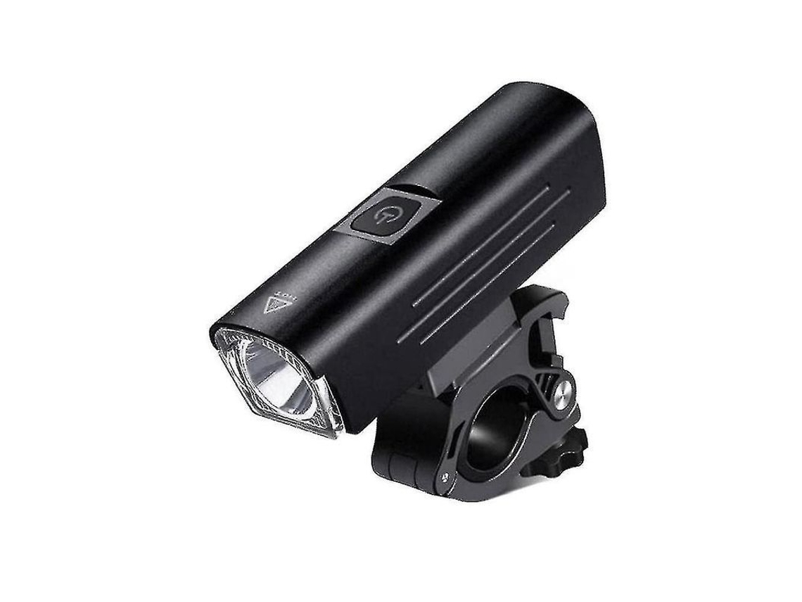 Lanterna de Bicicleta USB YURU, LED, Recarregável, Alto Brilho, Preto