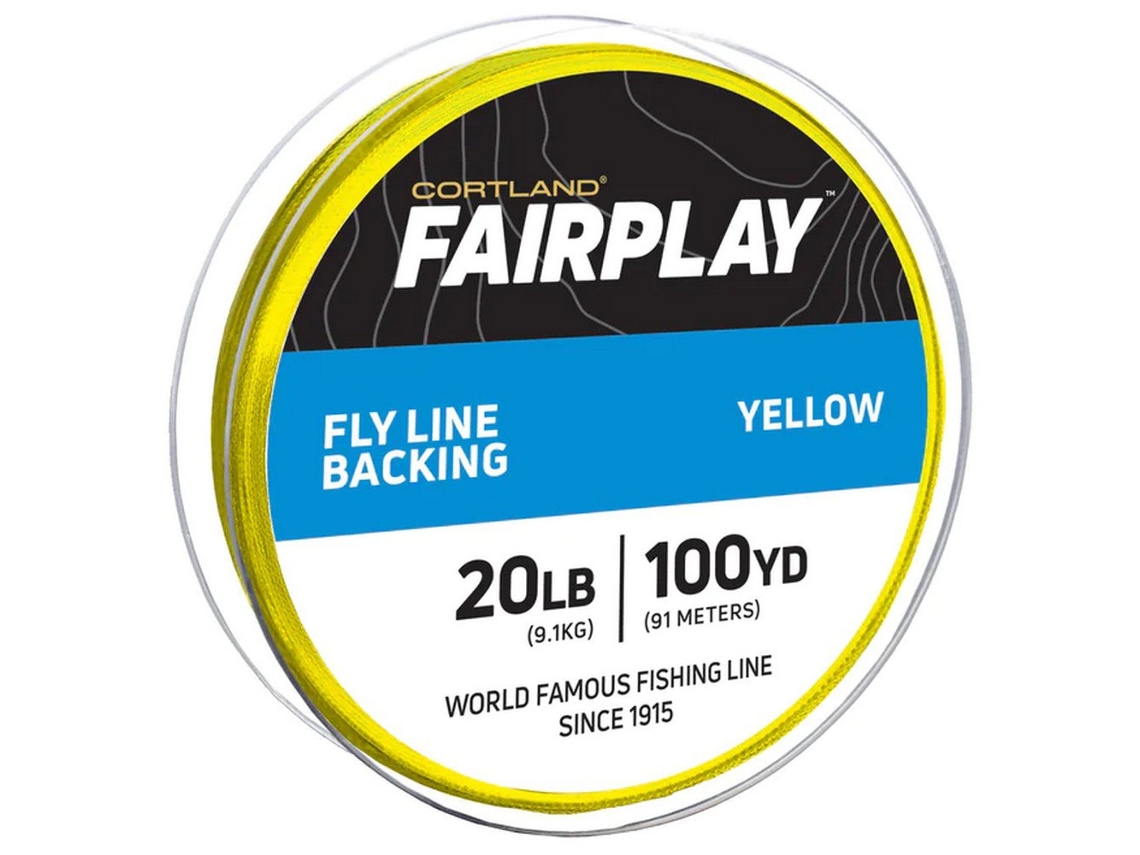 Linha de Pesca com Mosca Fairplay Backing Transparente 20 Lbscortland