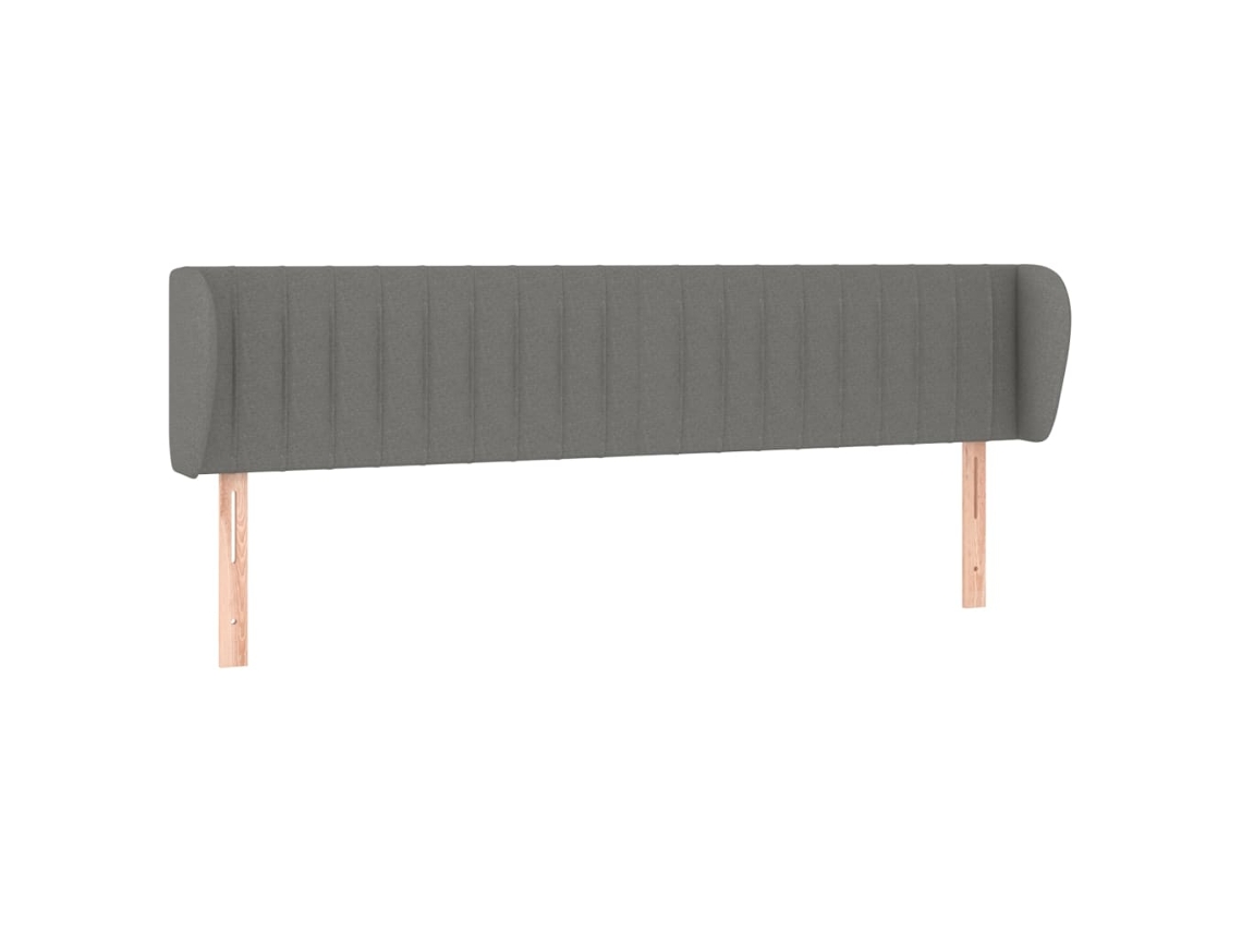 Headboard, Headboards Vidaxl Cinzeto Tecido (163 X 23 X 78/88 Cm)