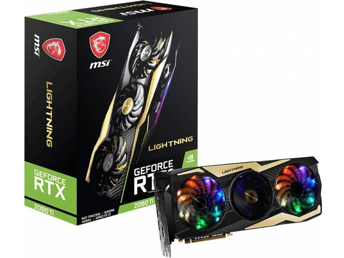Placa Gráfica MSI GeForce RTX 2080Ti Lightning Z (NVIDIA - 11 GB