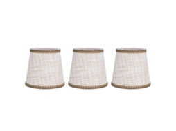 Conjunto De 3 Pequenos Abajures Artesanais Requintados Com Luz Suave, À Prova Poeira E Alto Brilho.-aquaforge