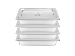 Recipiente De Alimentos, Forma Retangular, Capacidade De 9 Litros, Prata, 4 Oem