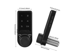 Laxiscreed Cadeado Combinado Com Tela De Toque Sensor Sensível Fácil De Usar