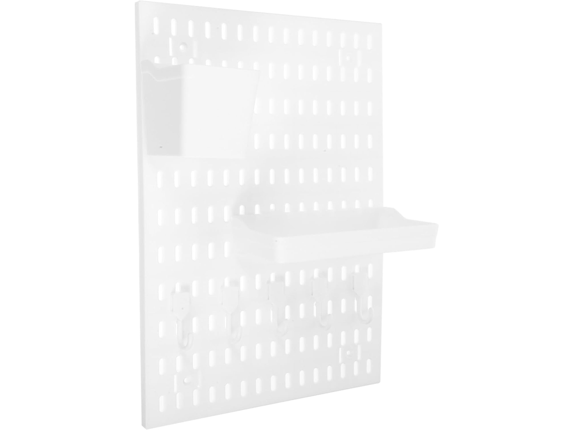 Organizador De Parede Hemobllo Com Painel Perfurado, Sem Necessidade F