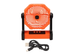 Ventilador Camping 3 Velocidades Usb 10000mah Pivô 270°