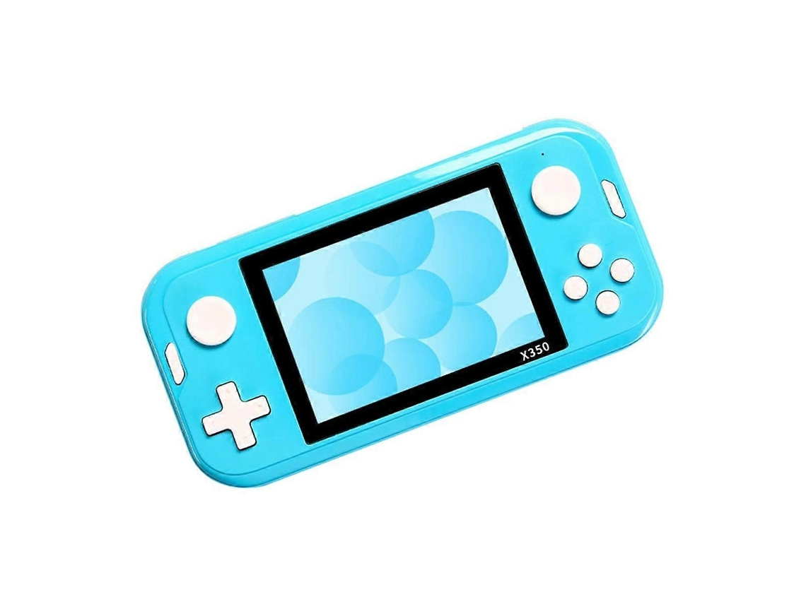 Console De Jogos Retrô De 3,5 Polegadas 8g 6800 Jogos Player De Videogame Portátil Console De Videogame E Book Azul Ly Ebike
