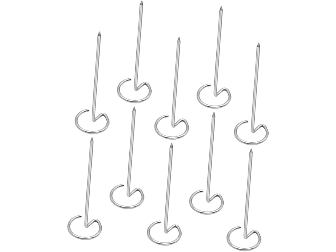Conjunto De 10 Espetos Aço Inoxidável Para Churrasco, Antiaderentes E Reutilizáveis, Ideais Para Churrascos Em Família E