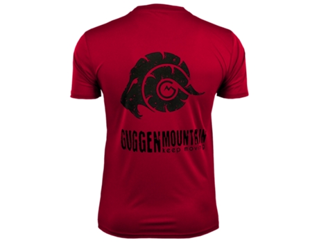 T-shirt GUGGEN MOUNTAIN Fw04 Esportiva Ao Ar Livre de Secagem Rápida Respirável (Vermelho - L)