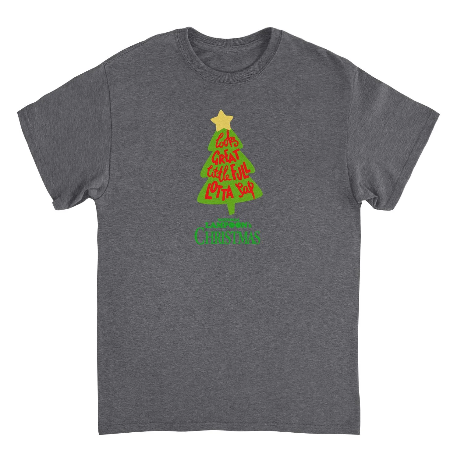Rockinstone National Lampoon's Christmas Vacation Looks Great Christmas Tree T-shirt Size:l