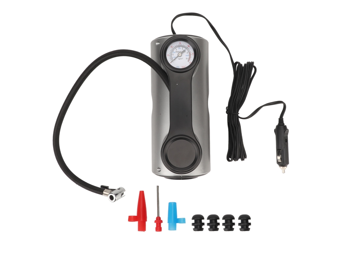 Bomba de Ar Elétrica Portátil para Pneus de Carro com Início/paragem Automático, 12v, Modelo com Ponteiro Ligado LAXISCREED