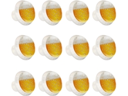 Puxadores E Botões Redondos Para Gavetas Armários, Conjunto De 12 Peças, Textura De Cerveja Com Bolhas, Puxadores Para