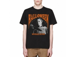 Rockinstone Halloween Movie Melt Black Adult T-shirt Size:s