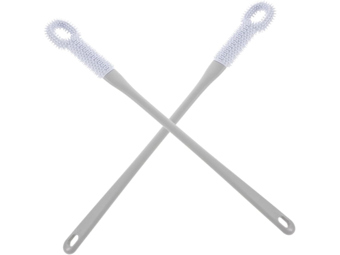 Conjunto De 2 Escovas Para Limpeza Dos Pés Com Cabo, Conjunto De Escovas Multiuso Com Cabo Ergonômico Para Máximo